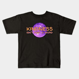 Be kind. Kindness, positive, inspirational, quote Kids T-Shirt